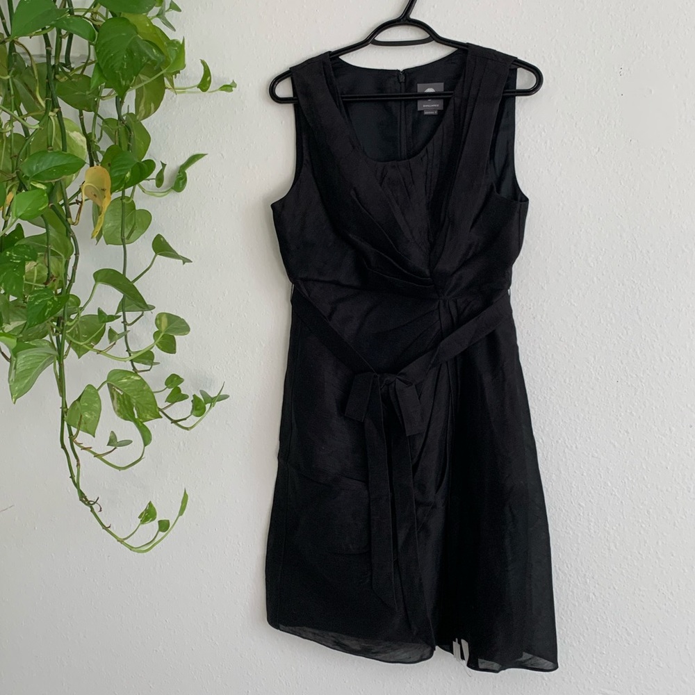 Black cocktail dress